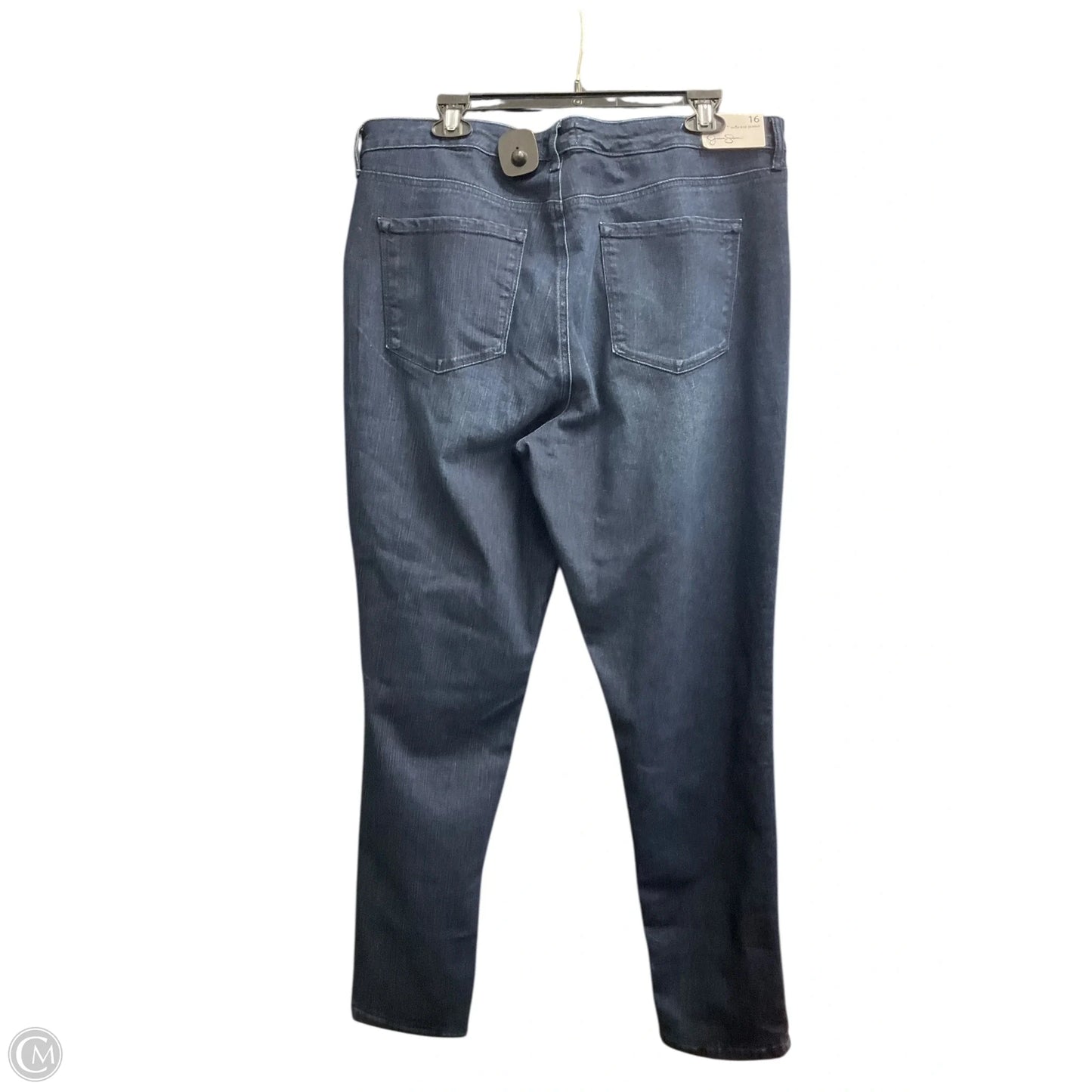 Jeans Straight By Jessica Simpson In Blue Denim, Size: 16