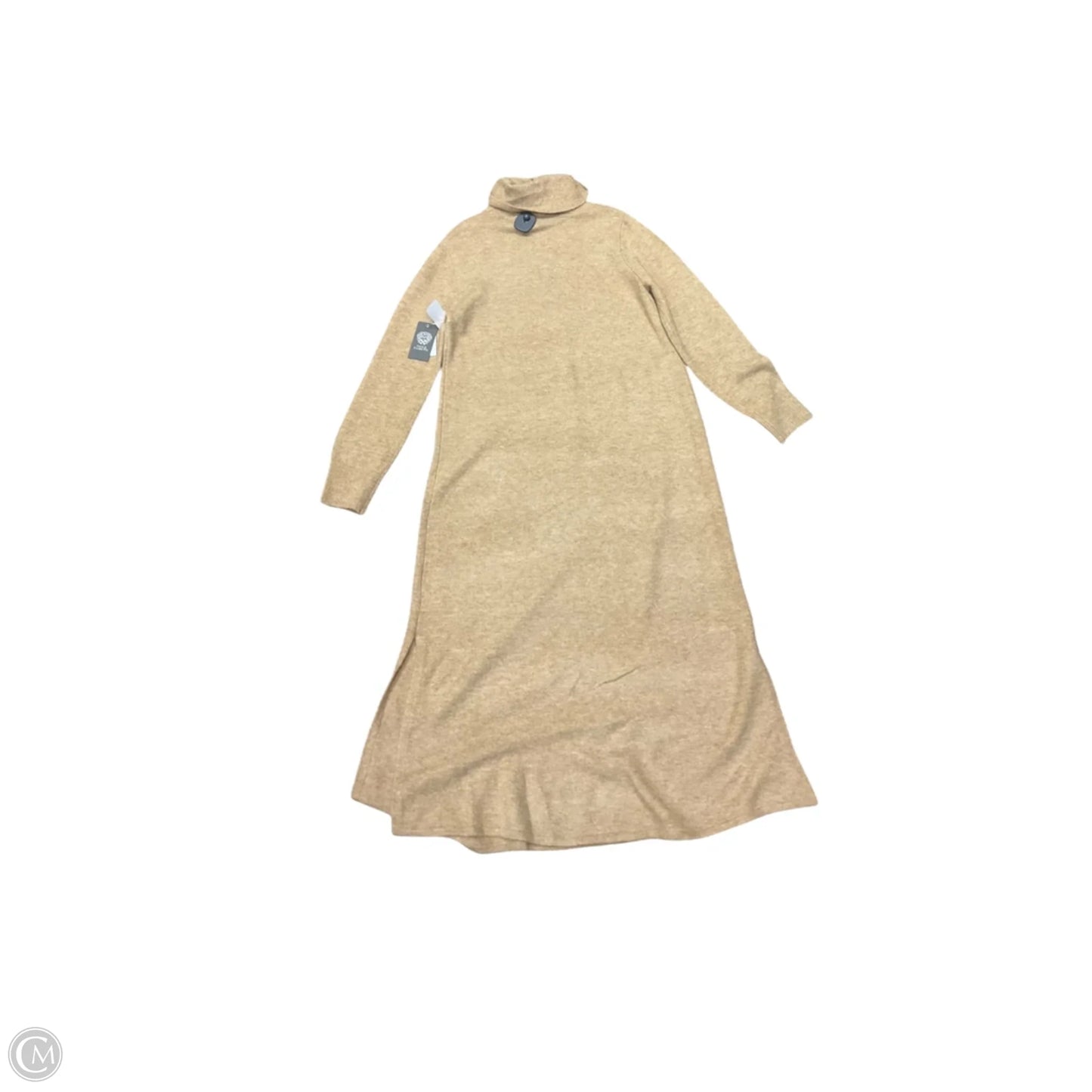 Dress Sweater By Vince Camuto In Beige, Size: L
