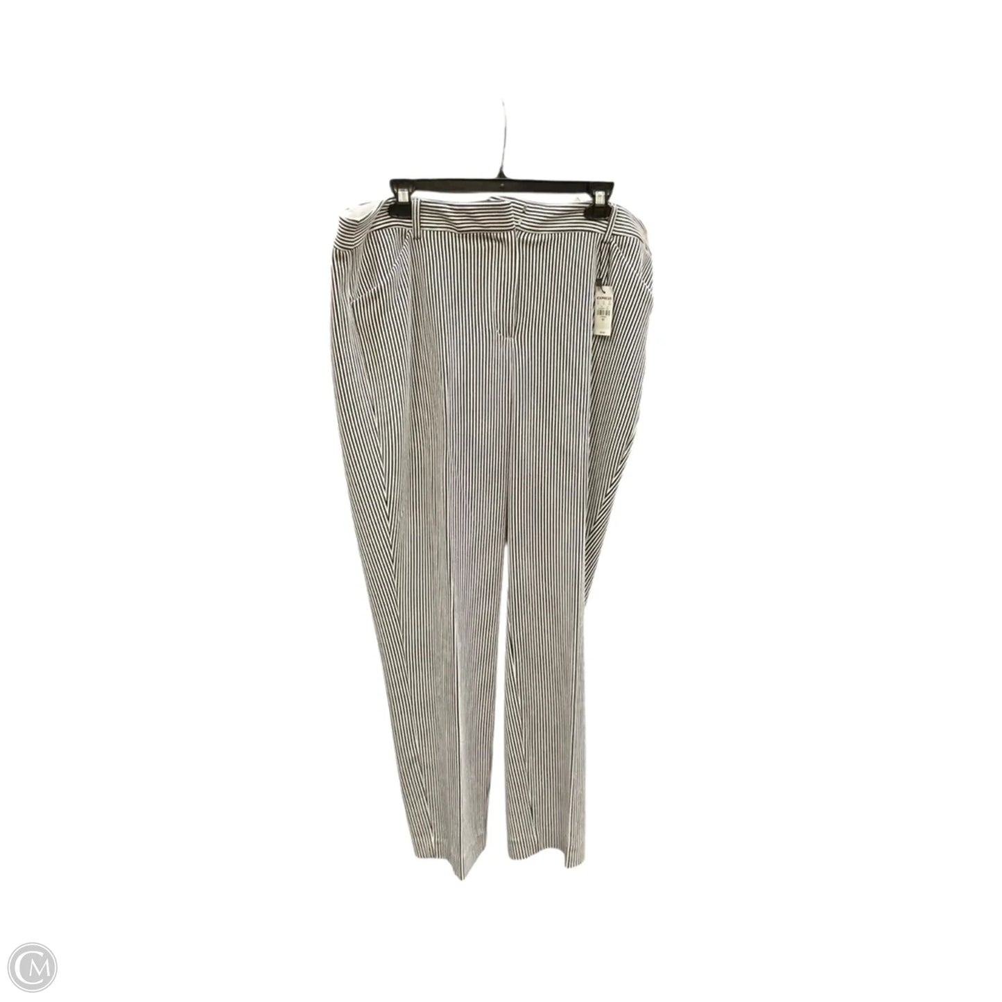 Pants Dress By Express In Striped Pattern, Size: 16