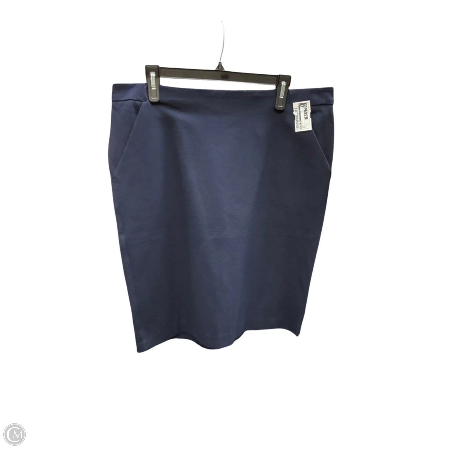 Skirt Midi By A New Day In Navy, Size: 16