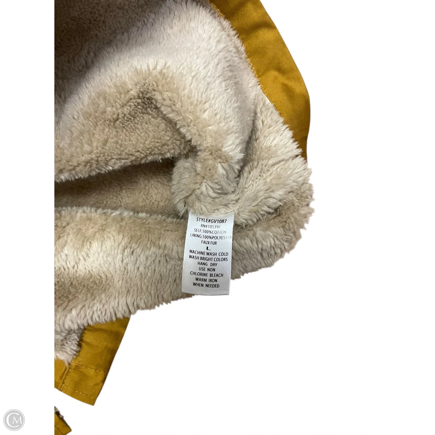 Vest Other By Clothes Mentor In Yellow, Size: L