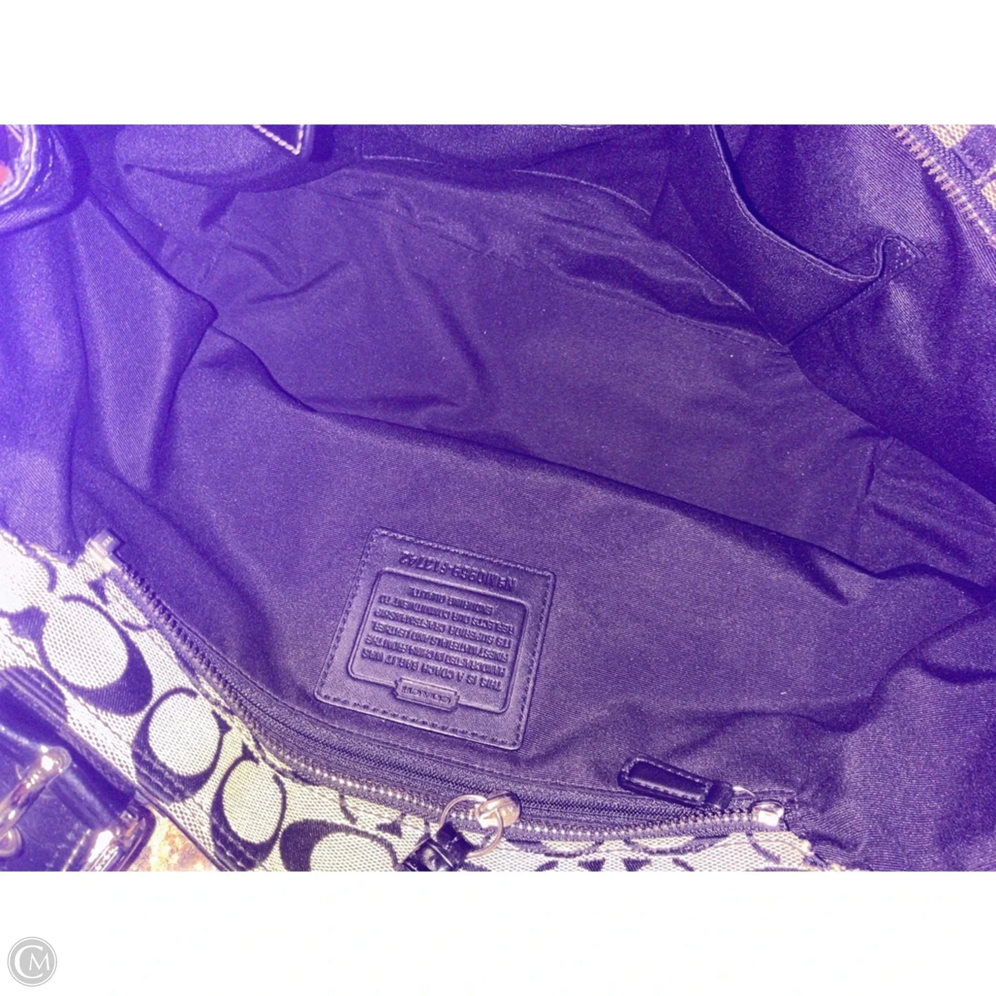 Handbag Designer By Coach, Size: Medium