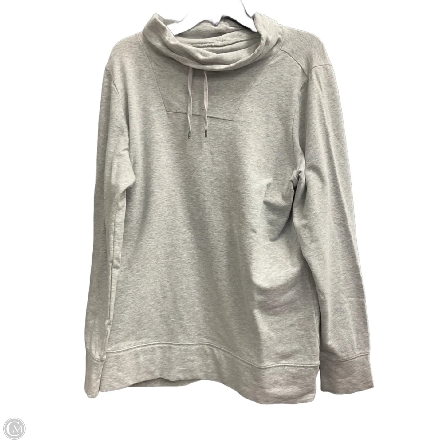Top Long Sleeve By L.l. Bean In Grey, Size: L