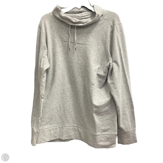 Top Long Sleeve By L.l. Bean In Grey, Size: L