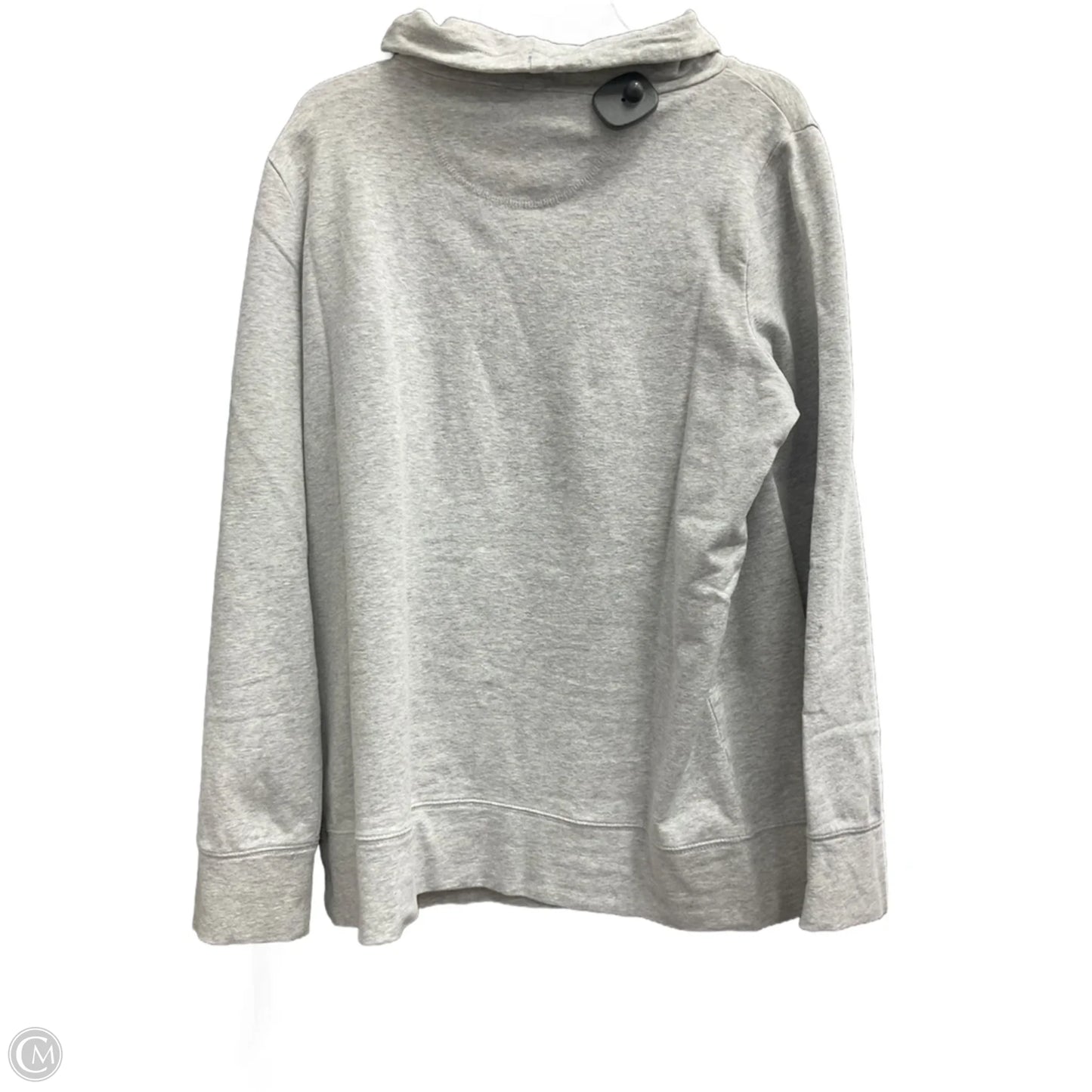 Top Long Sleeve By L.l. Bean In Grey, Size: L