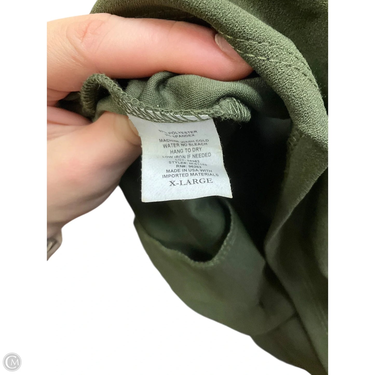 Vest Other By Cme In Green, Size: M