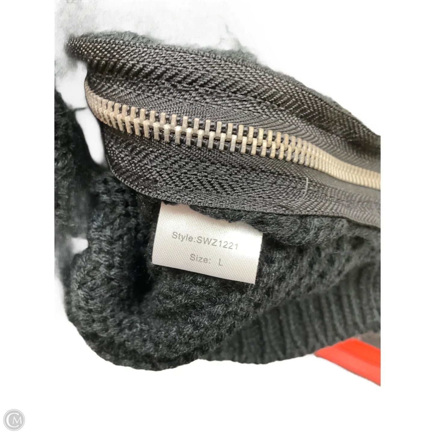 Sweater By Elan In Black, Size: L