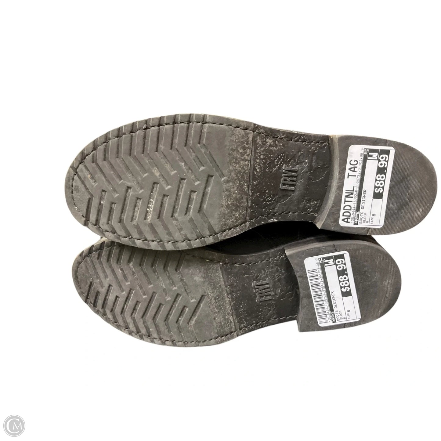 Boots Designer By Frye In Black, Size: 8