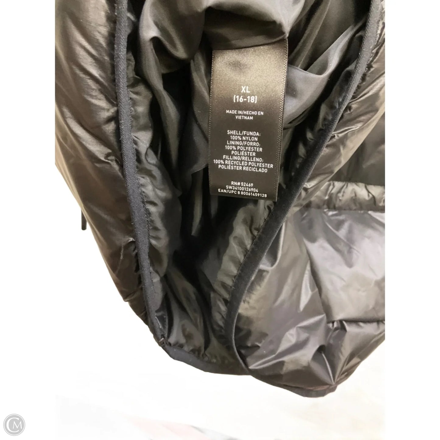 Vest Puffer & Quilted By Cme In Black, Size: Xl