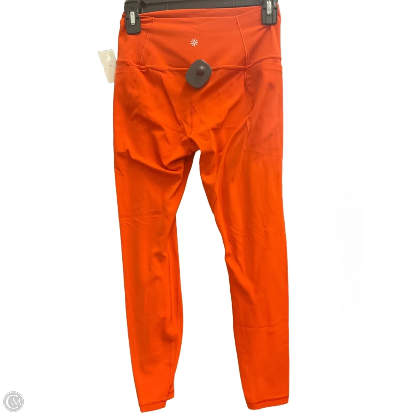 Athletic Leggings By Athleta In Orange, Size: M