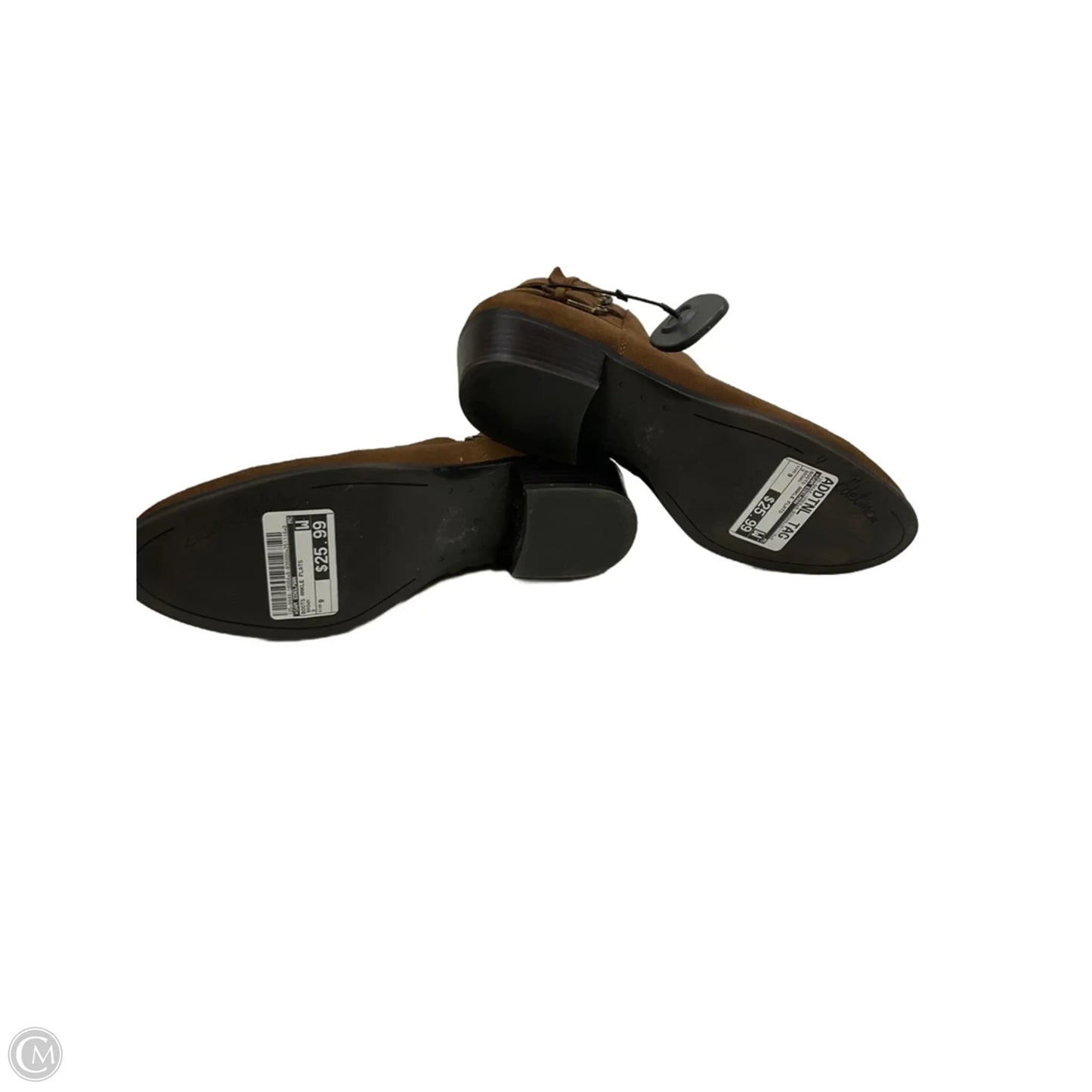 Boots Ankle Flats By Sam Edelman In Brown, Size: 9