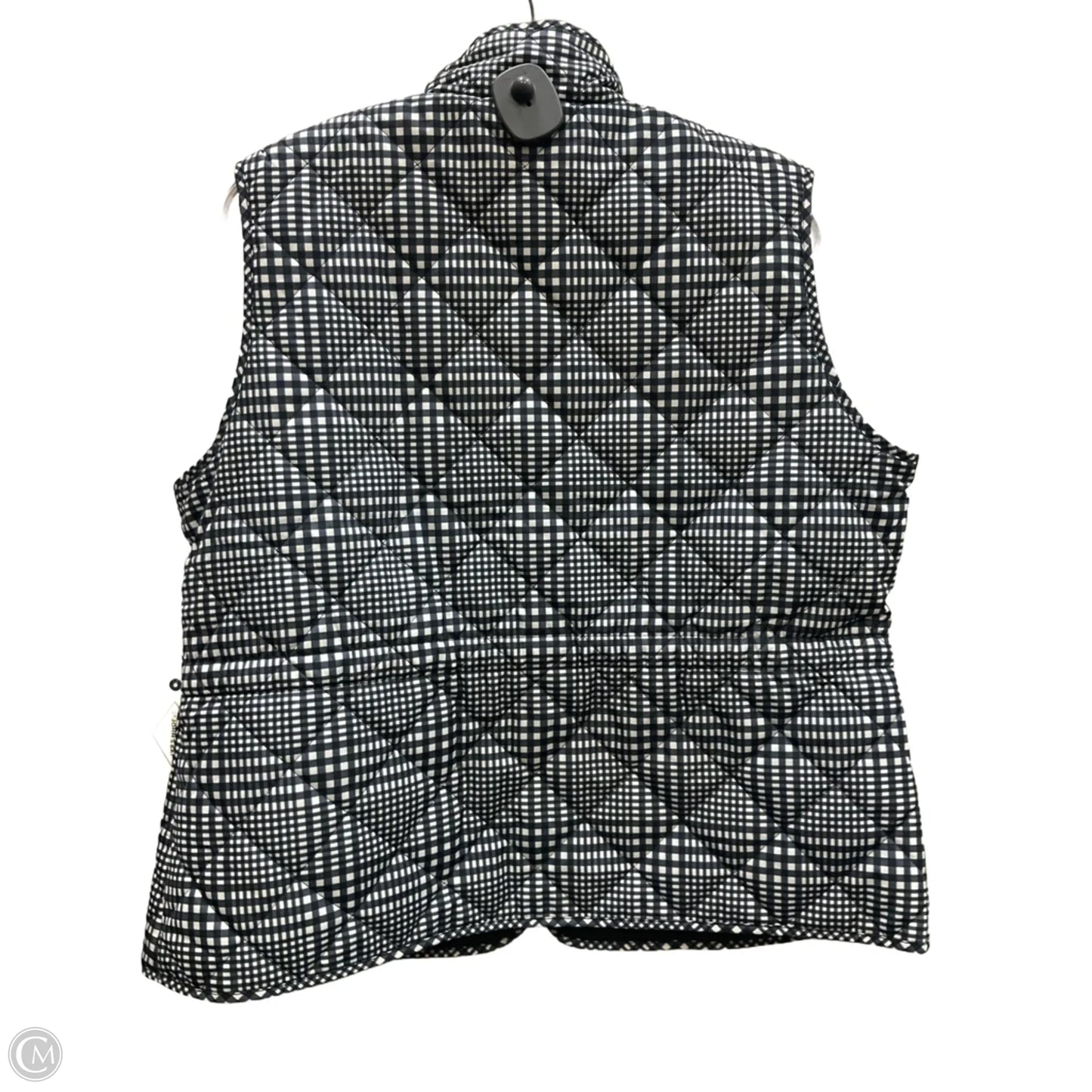 Vest Puffer & Quilted By St Johns Bay In Checkered Pattern, Size: Xl