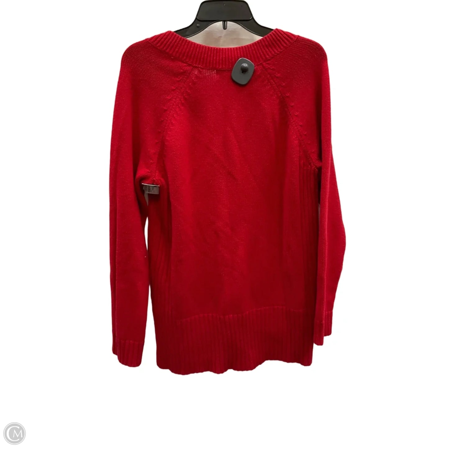 Sweater By Liz Claiborne In Red, Size: L