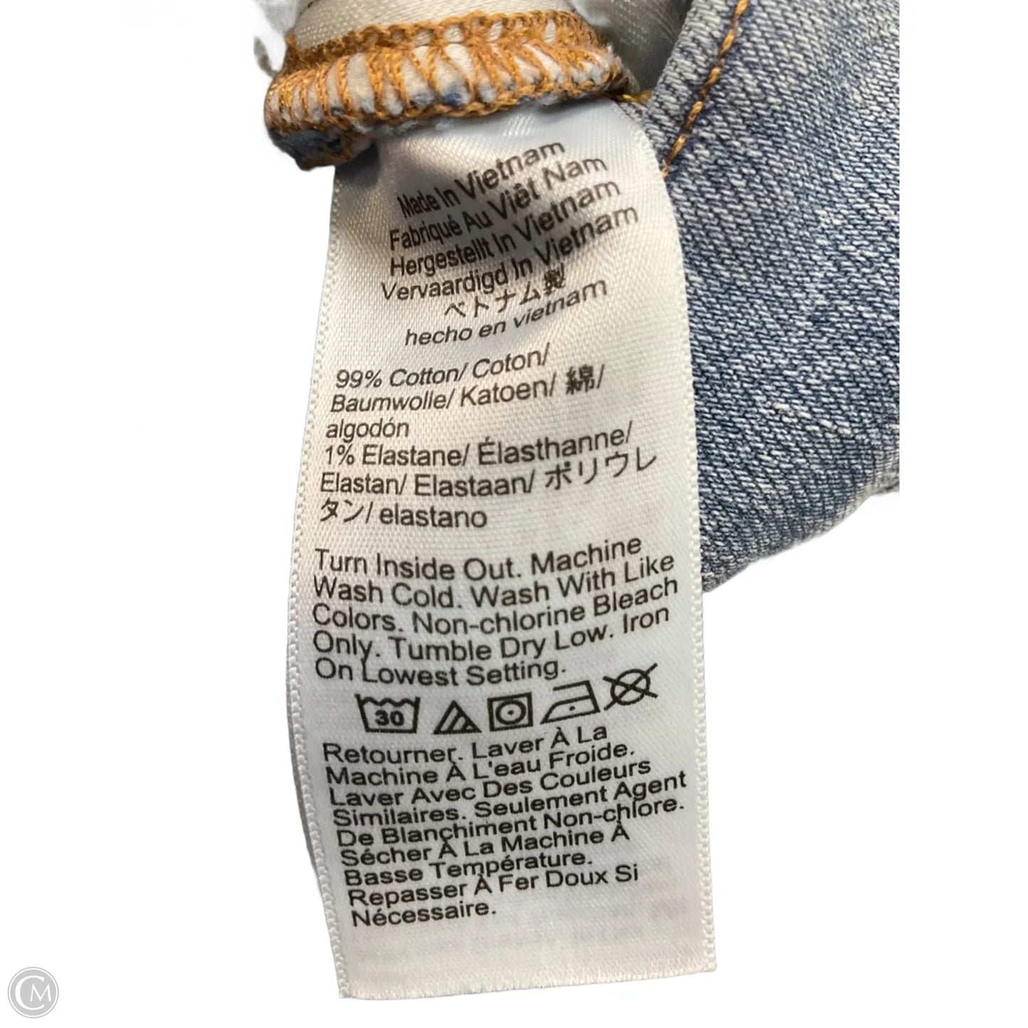 Jeans Wide Leg By J. Crew In Blue Denim, Size: 8