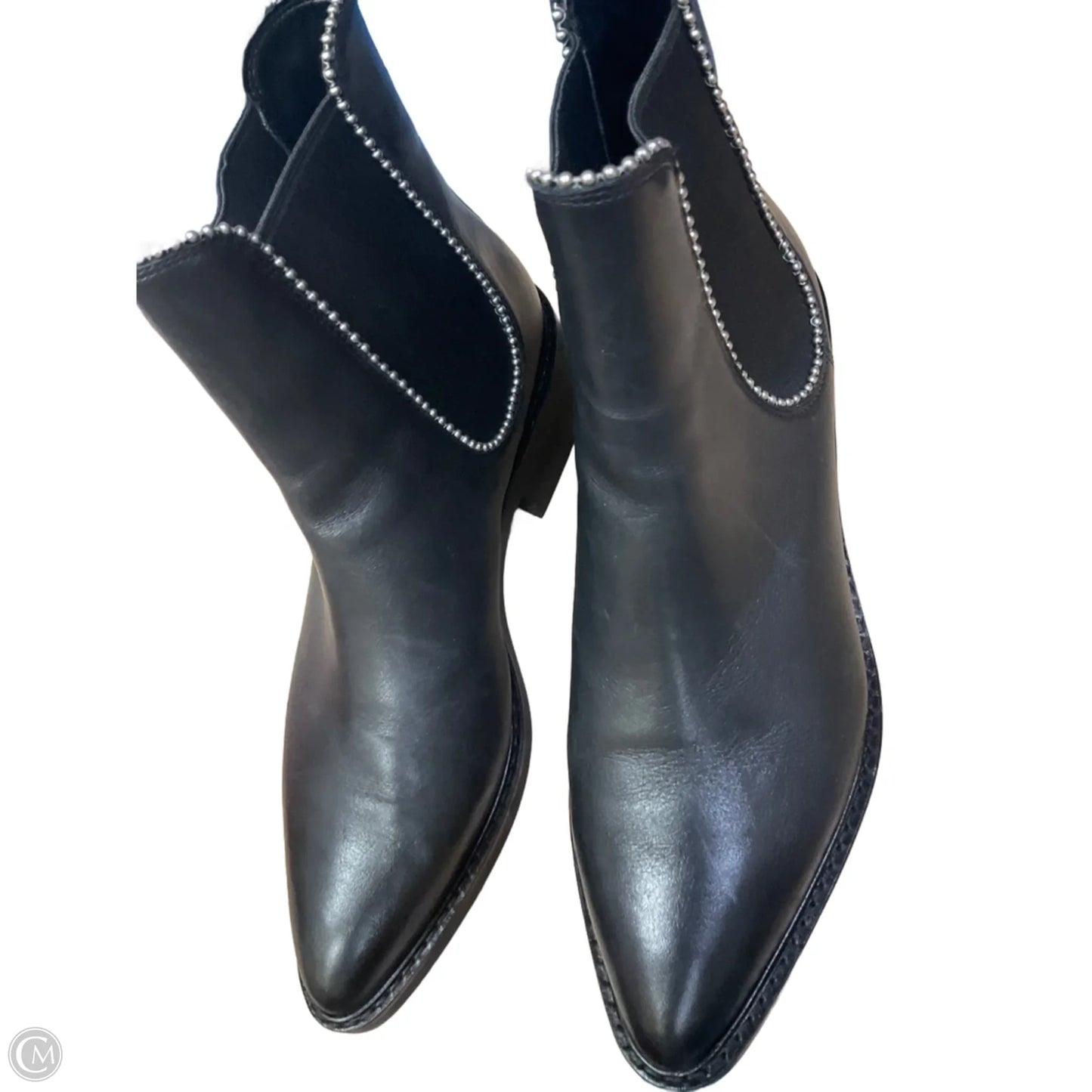 Boots Designer By Coach In Black, Size: 9.5