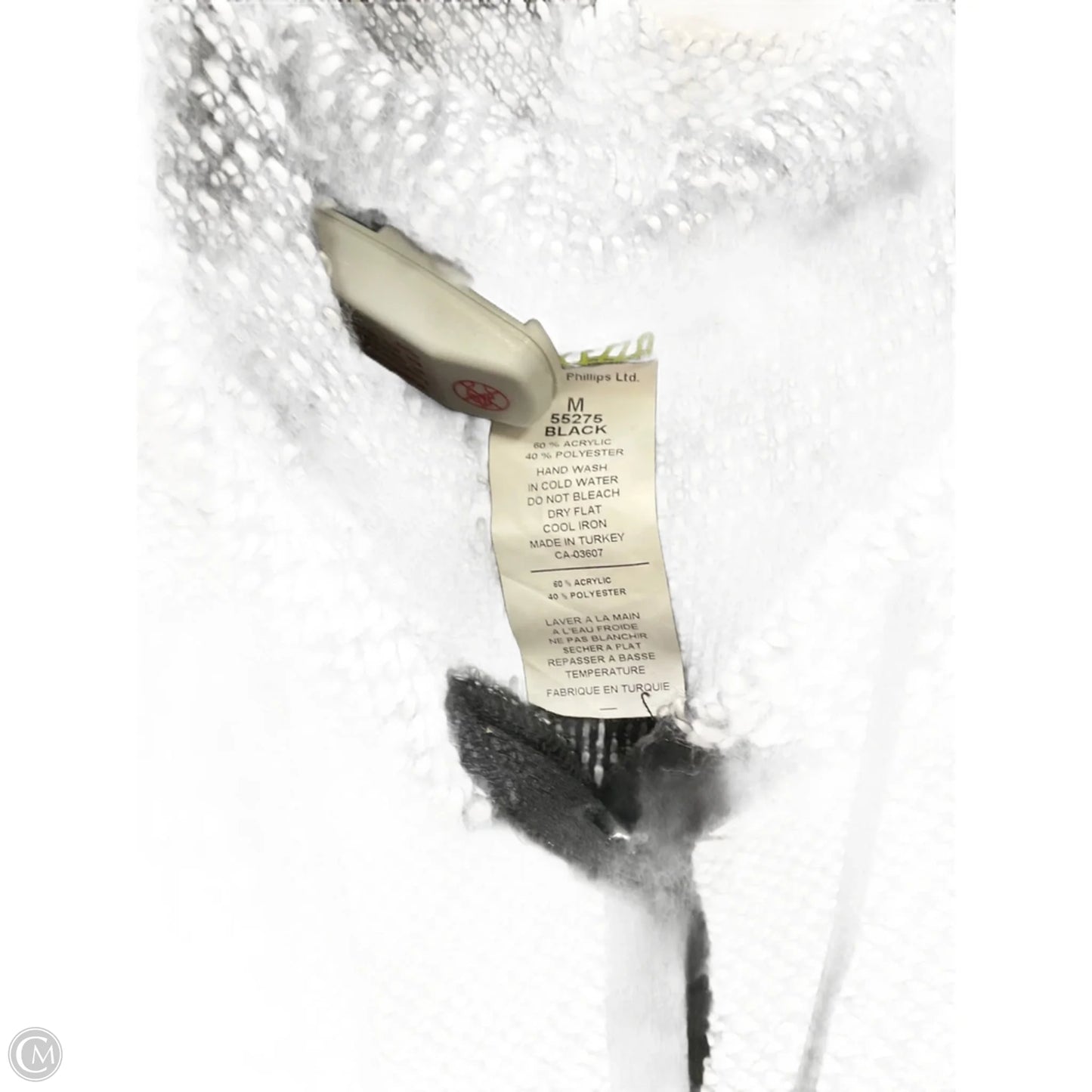 Cardigan By Cme In Black & White, Size: M