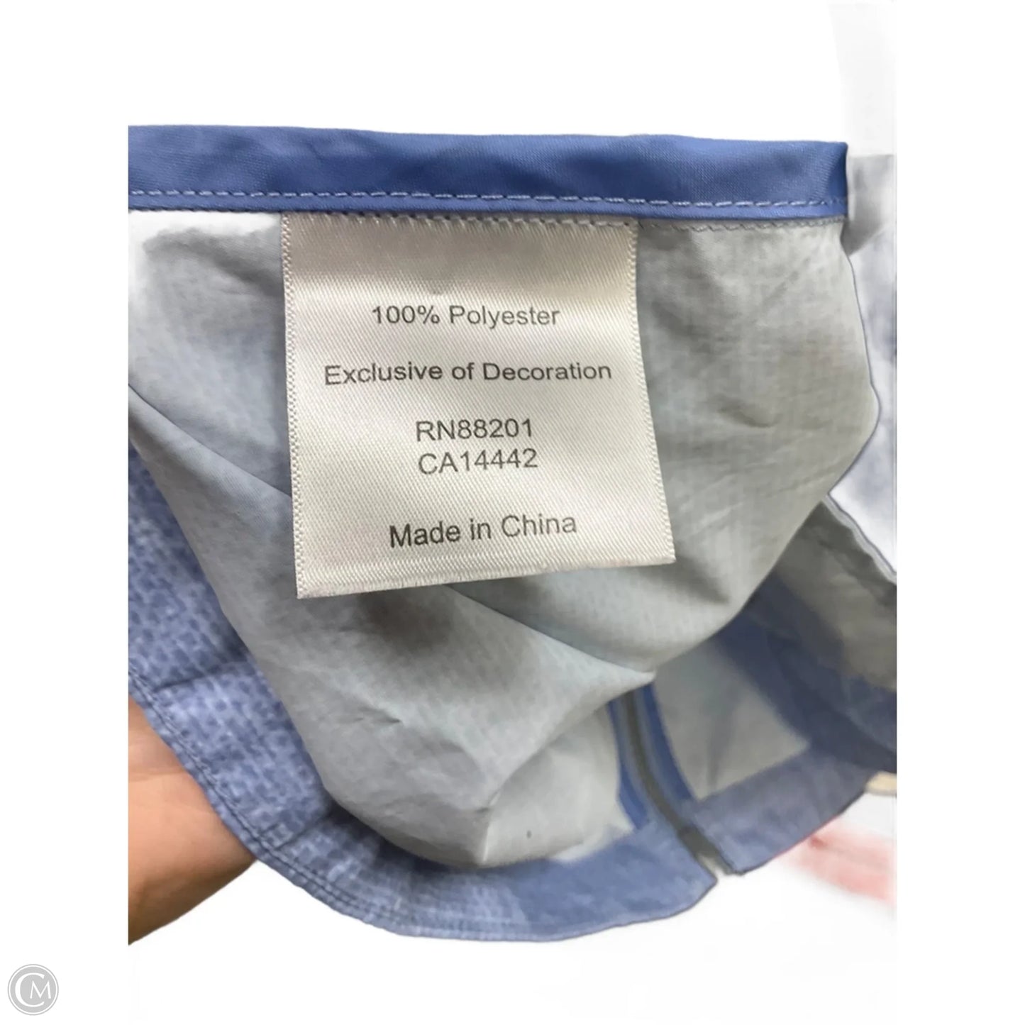 Jacket Windbreaker By Mondetta In Blue, Size: M