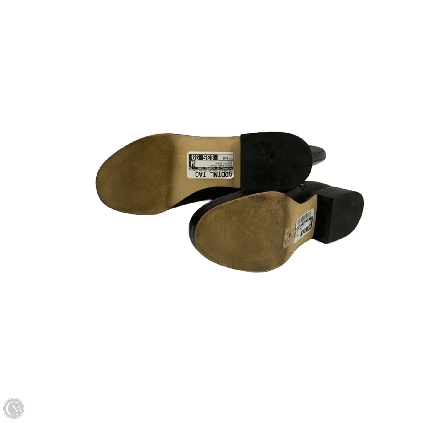 Boots Knee Flats By Michael By Michael Kors In Black & Brown, Size: 9.5