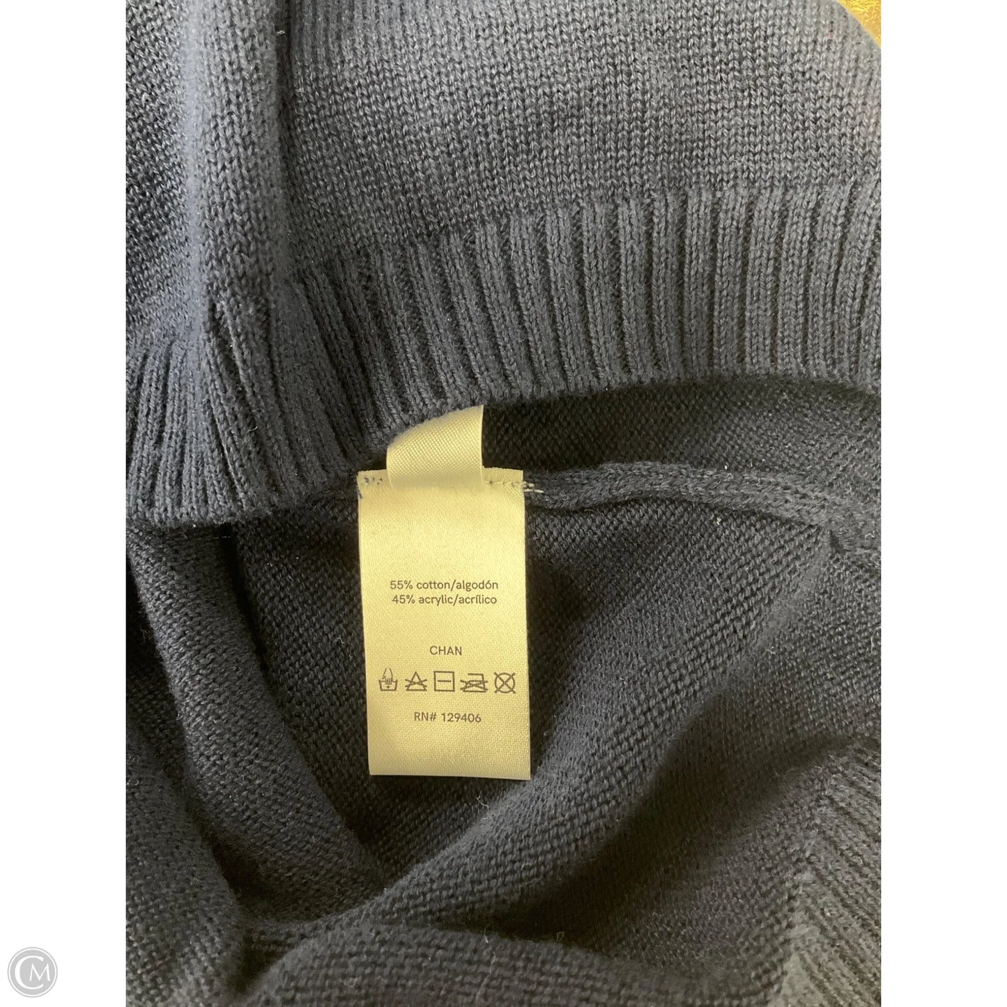 Top 3/4 Sleeve By Venus In Blue, Size: M