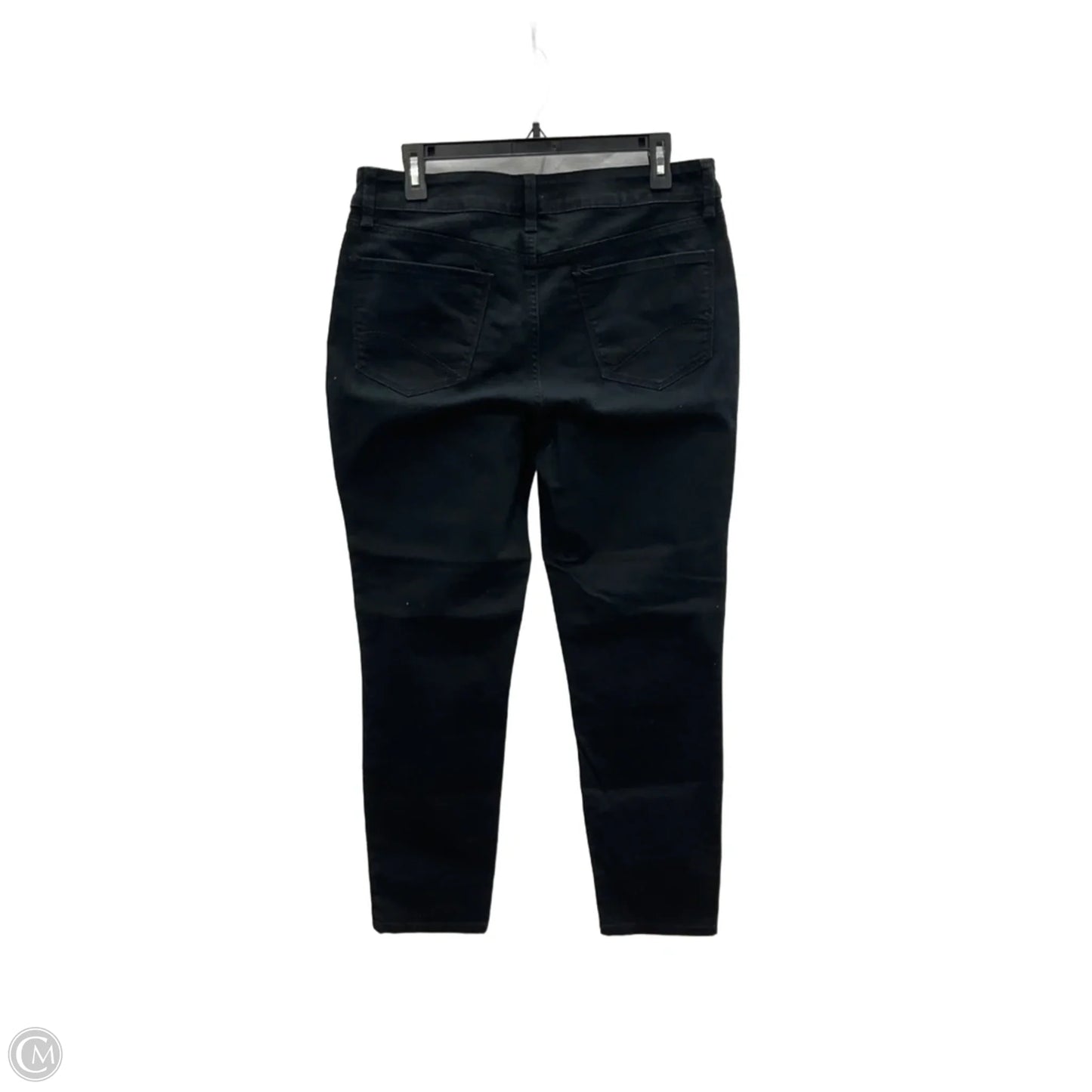 Jeans Straight By Not Your Daughters Jeans In Black Denim, Size: 12