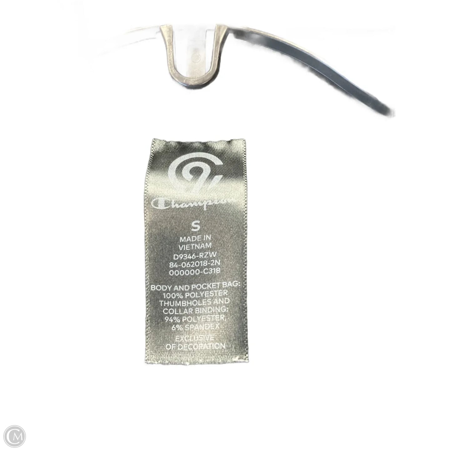 Athletic Jacket By Champion In Grey, Size: S