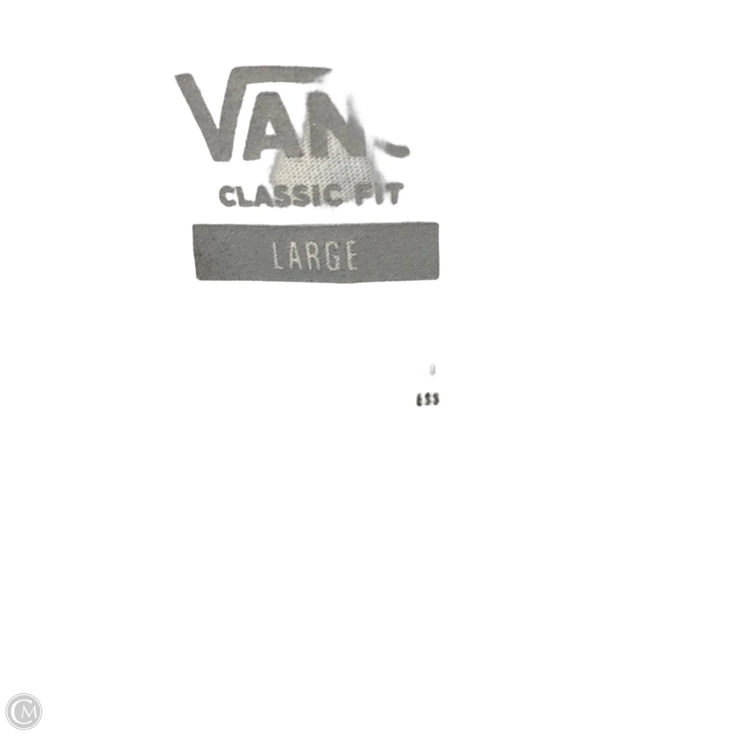Top Short Sleeve Basic By Vans In Tie Dye Print, Size: L