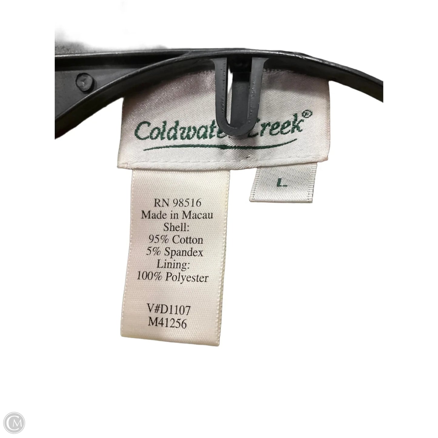 Jacket Denim By Coldwater Creek In Green, Size: Xl