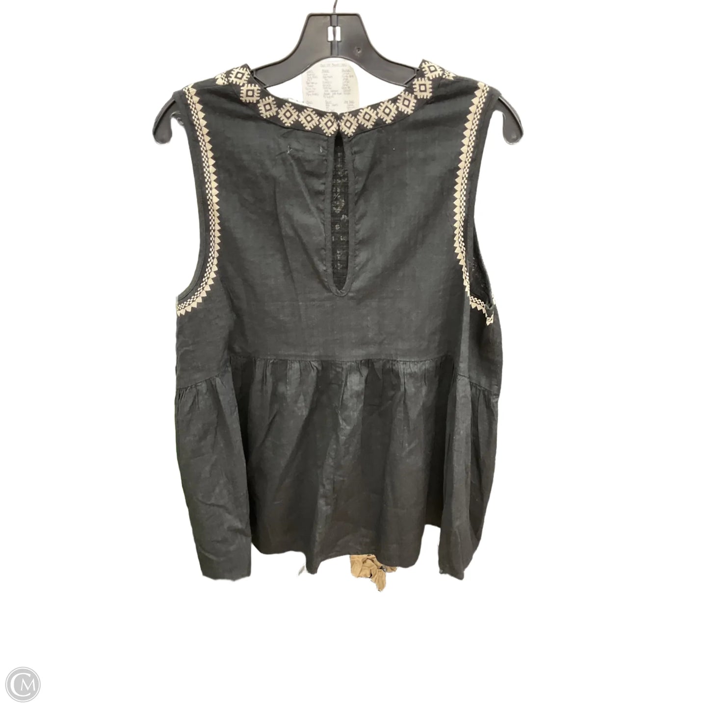 Top Sleeveless By Falls Creek In Black, Size: Xl