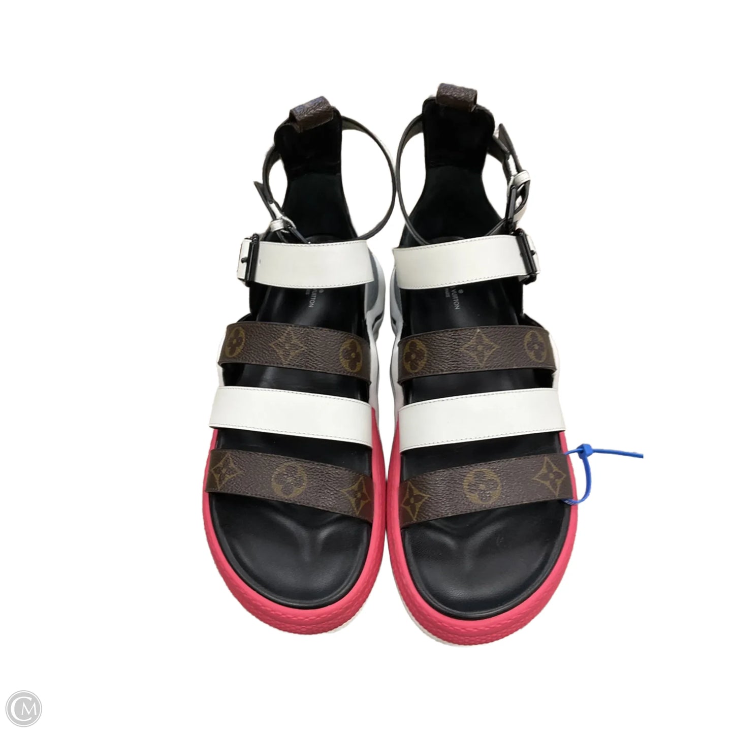 Sandals Luxury Designer By Louis Vuitton In Multi-colored, Size: 9.5
