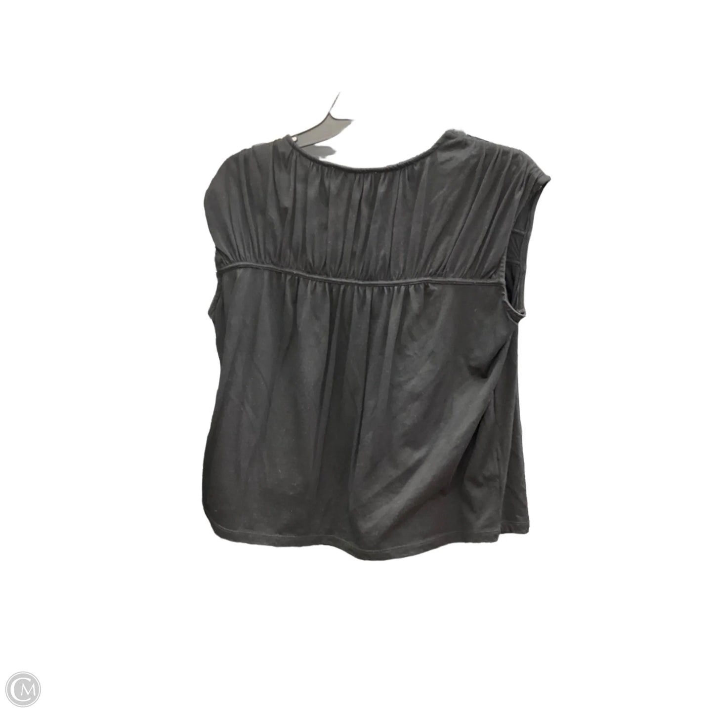 Top Sleeveless By Loft In Black, Size: 14