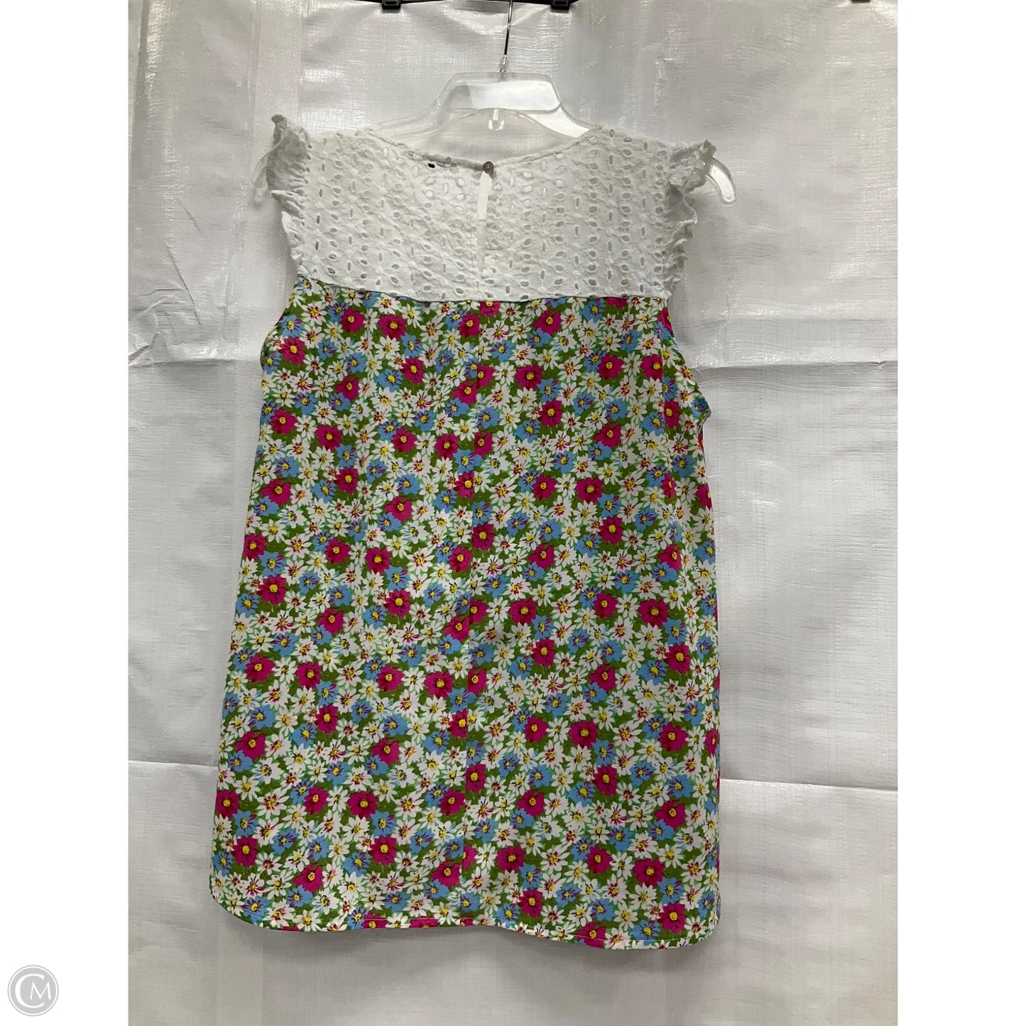 Top Sleeveless By Staccato In Floral Print, Size: M