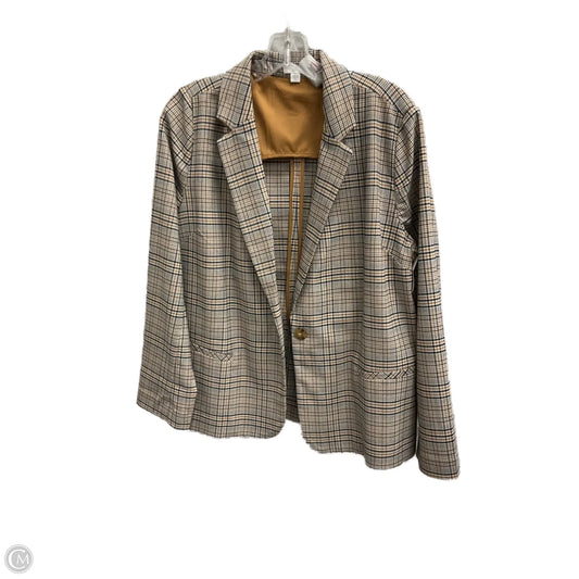 Blazer By J. Jill In Plaid Pattern, Size: M