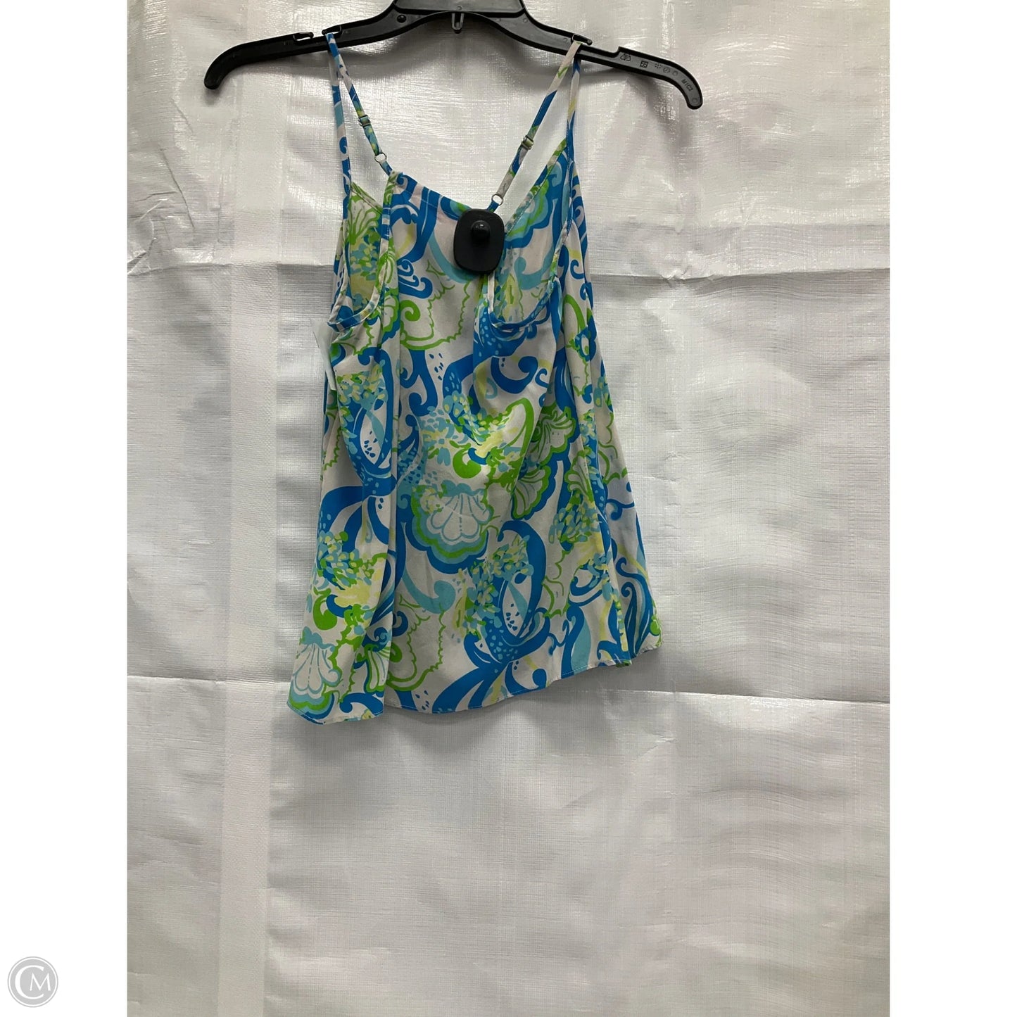 Tank Top Designer By Lilly Pulitzer In Blue & Green, Size: Xs