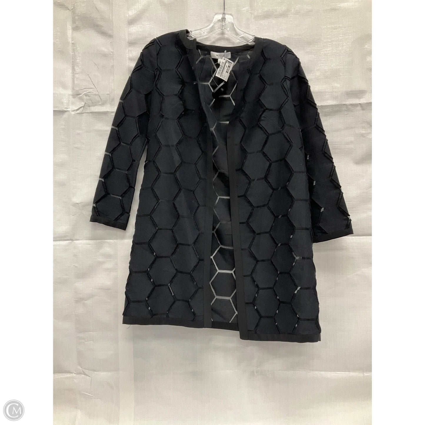 Cardigan Designer By Milly In Black, Size: 0