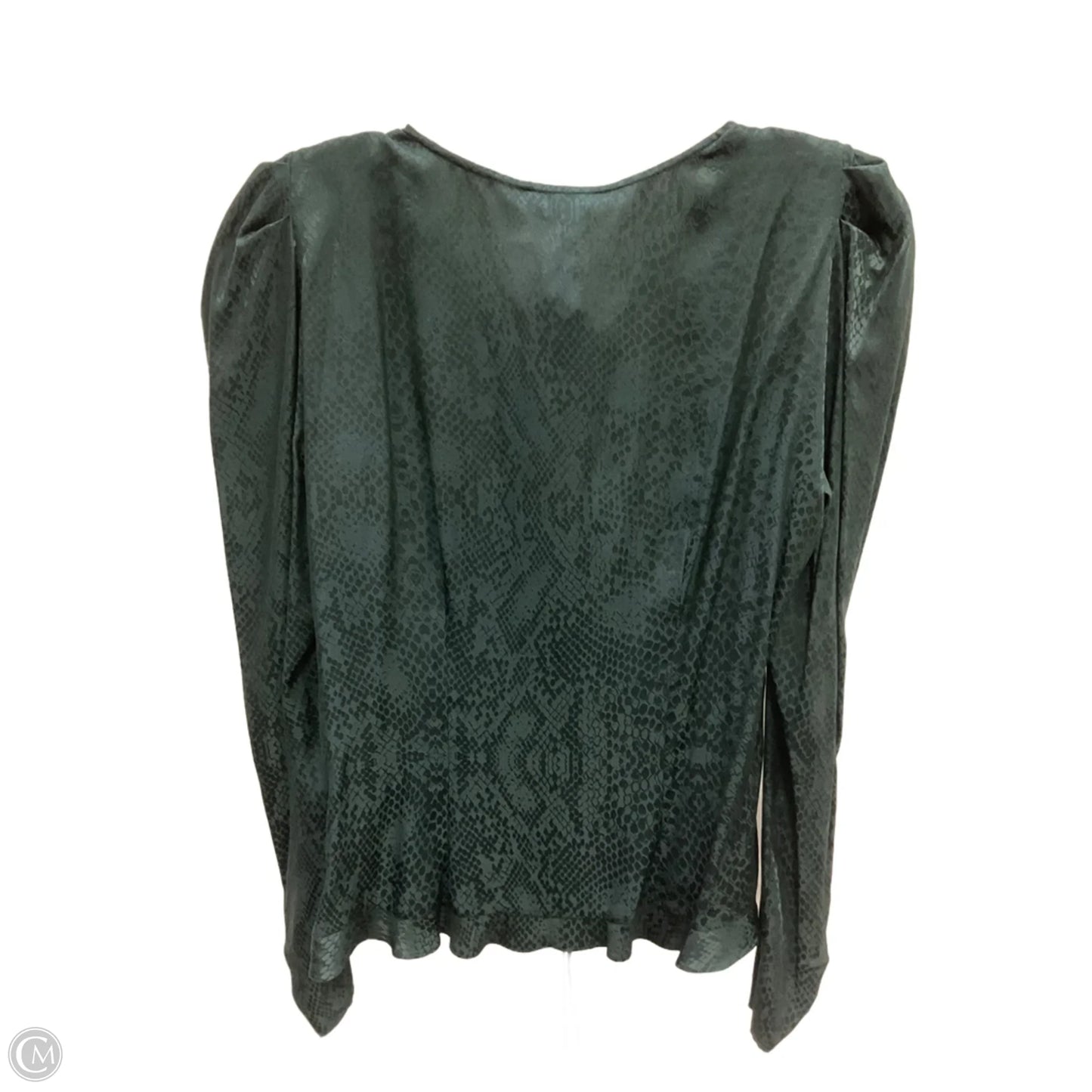 Top Long Sleeve By Parker In Green, Size: M