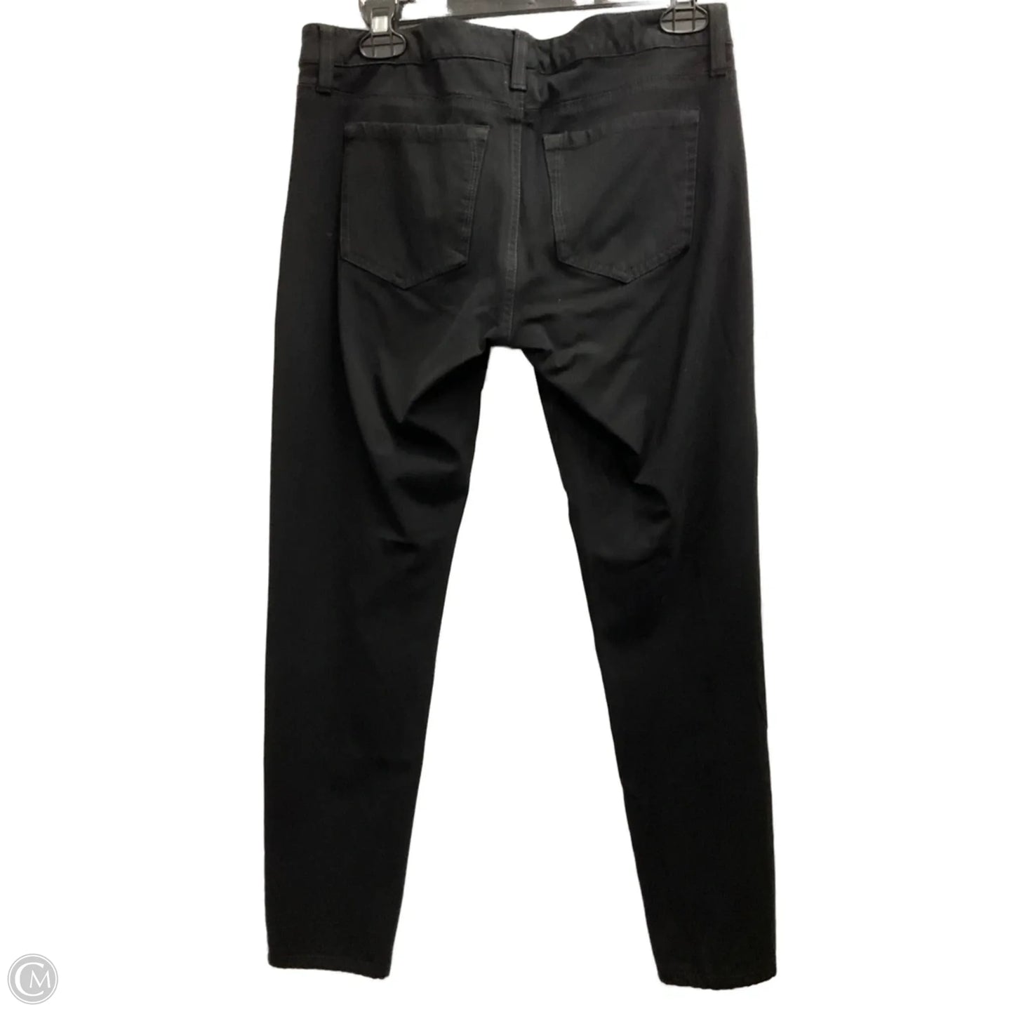 Jeans Skinny By Banana Republic In Black Denim, Size: 8