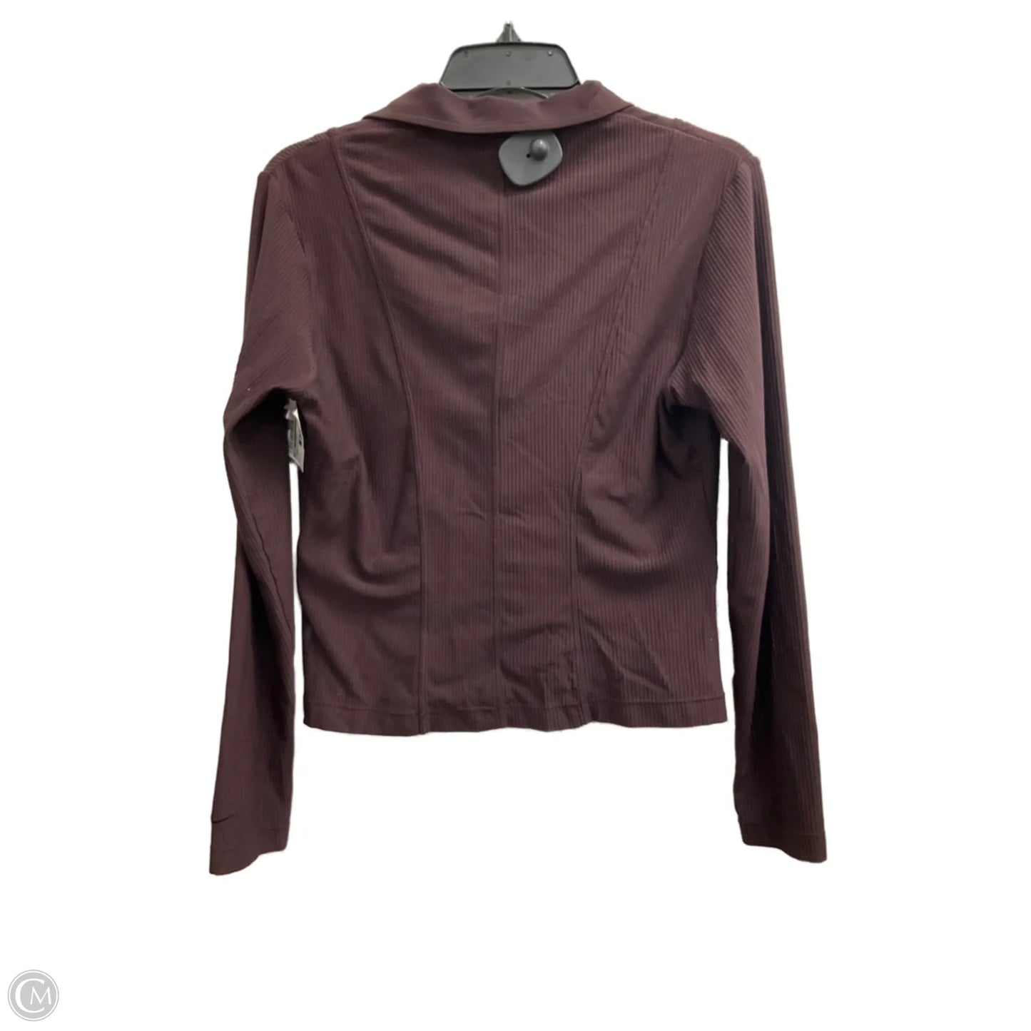Athletic Jacket By Nike In Brown, Size: Xs