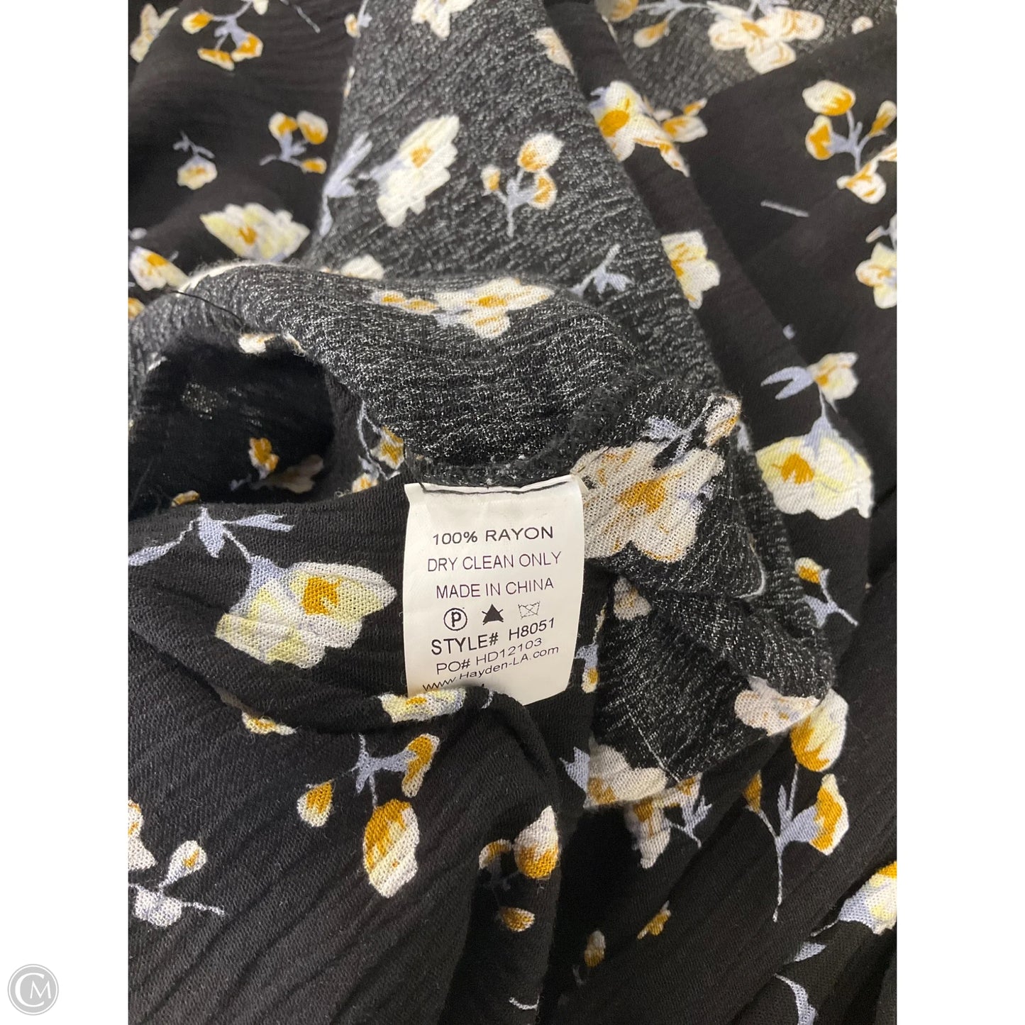Top Long Sleeve By Hayden Harnett In Black, Size: L