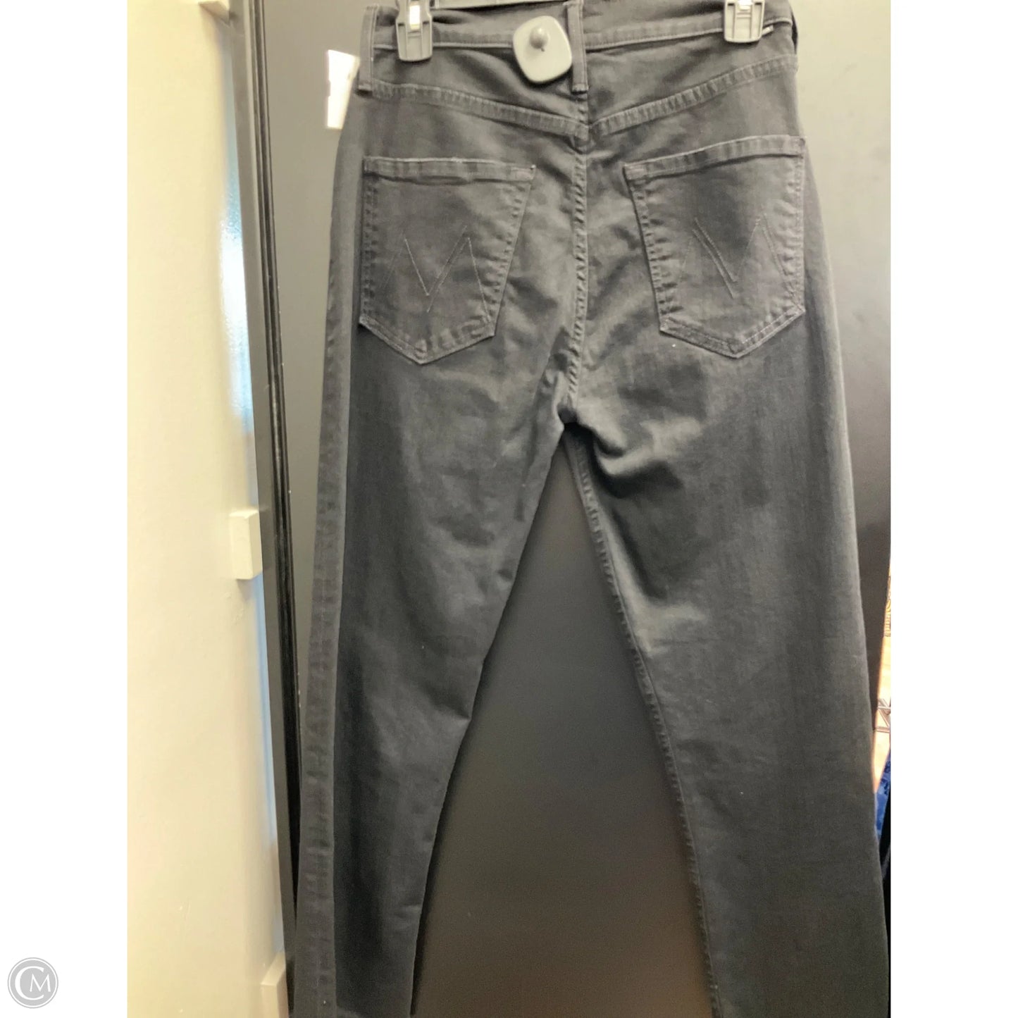 Jeans Skinny By Mother Jeans In Black Denim, Size: 4