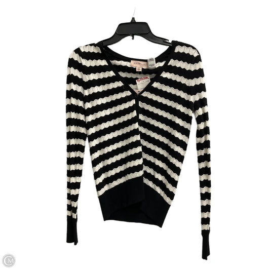 Cardigan By Philosophy In Black & White, Size: Xs