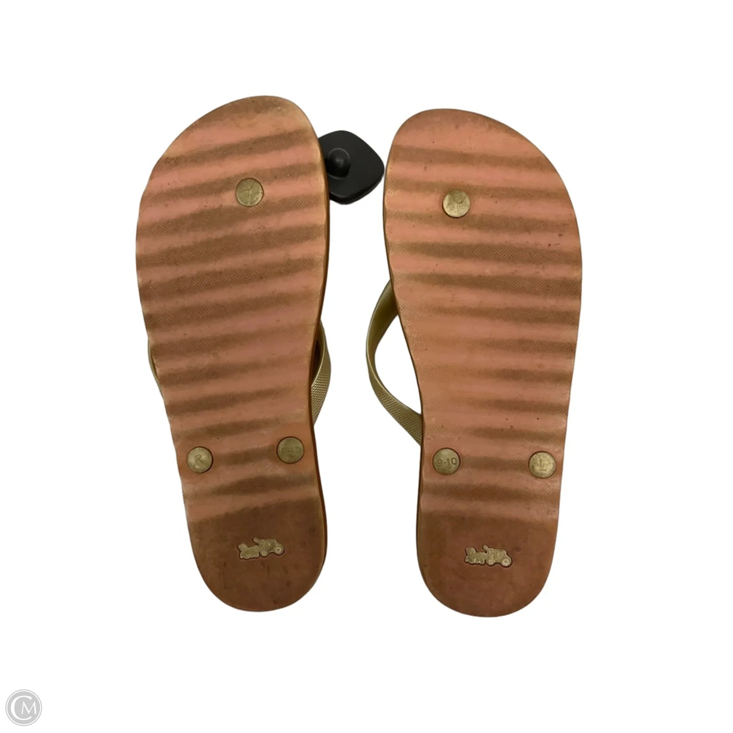 Sandals Designer By Coach In Tan, Size: 10