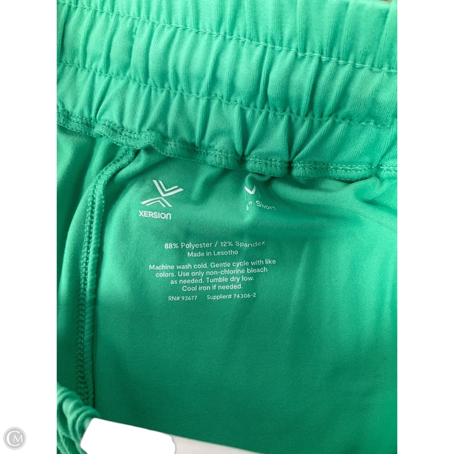 Athletic Shorts By Xersion In Green, Size: M