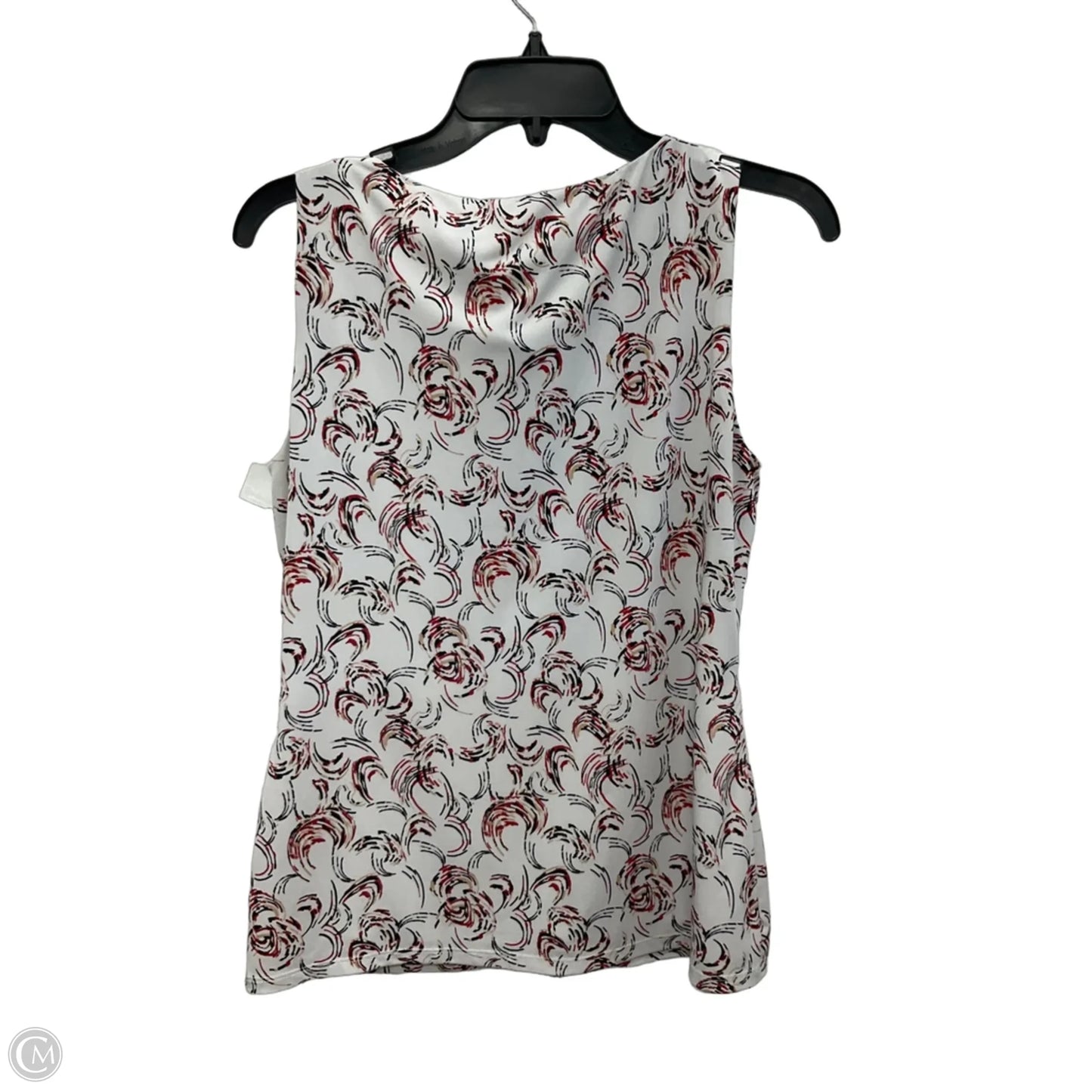 Top Sleeveless By White House Black Market In Red & White, Size: S