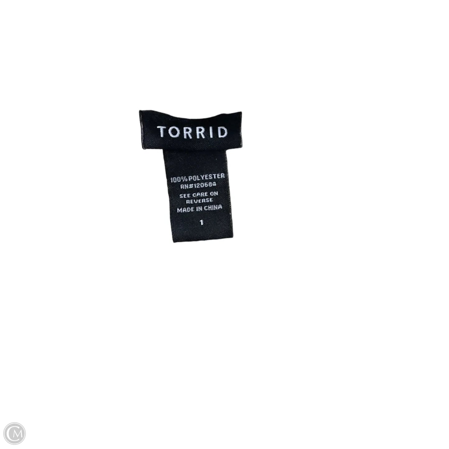 Blouse Long Sleeve By Torrid In Black & Brown, Size: 1x