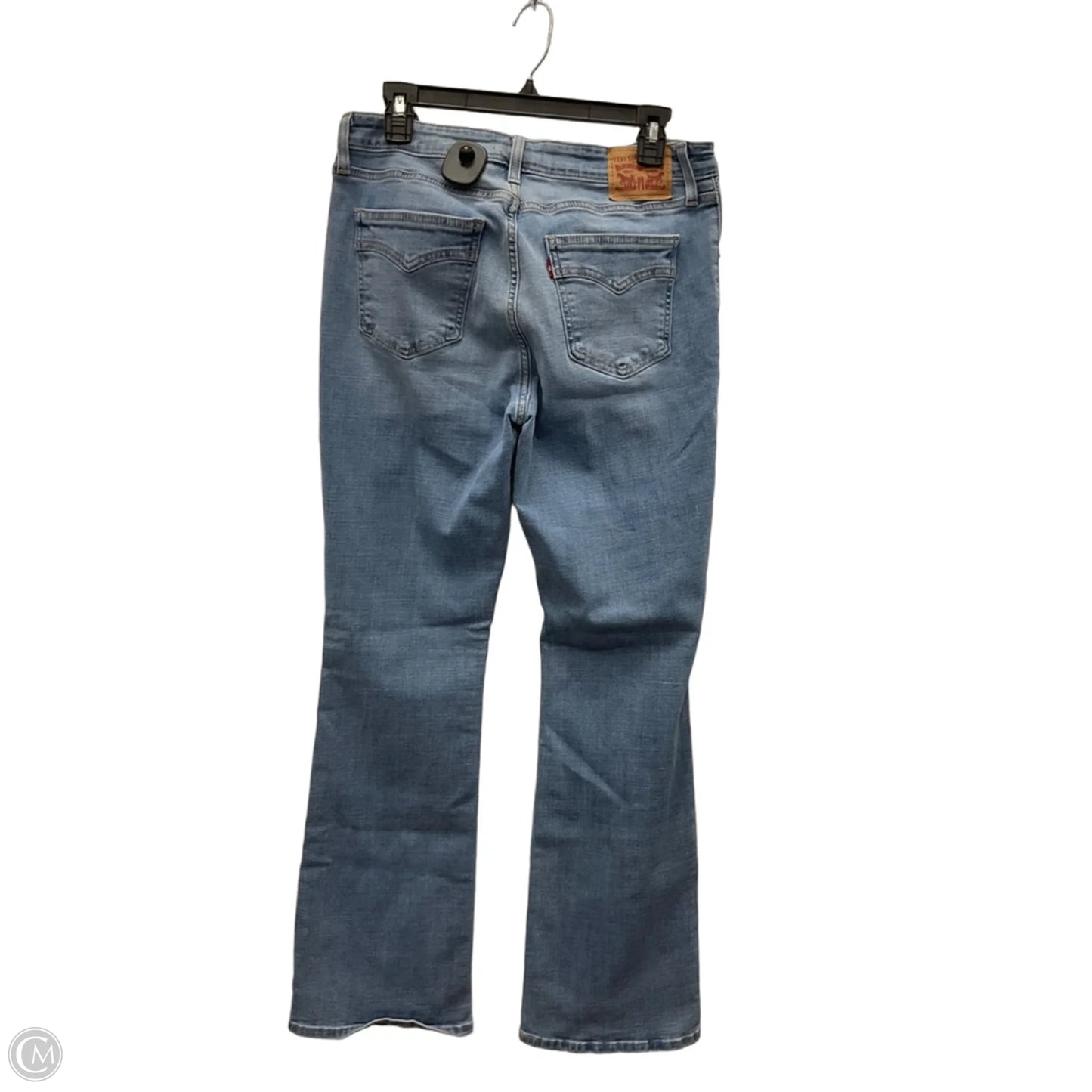 Jeans Flared By Levis In Blue Denim, Size: 8