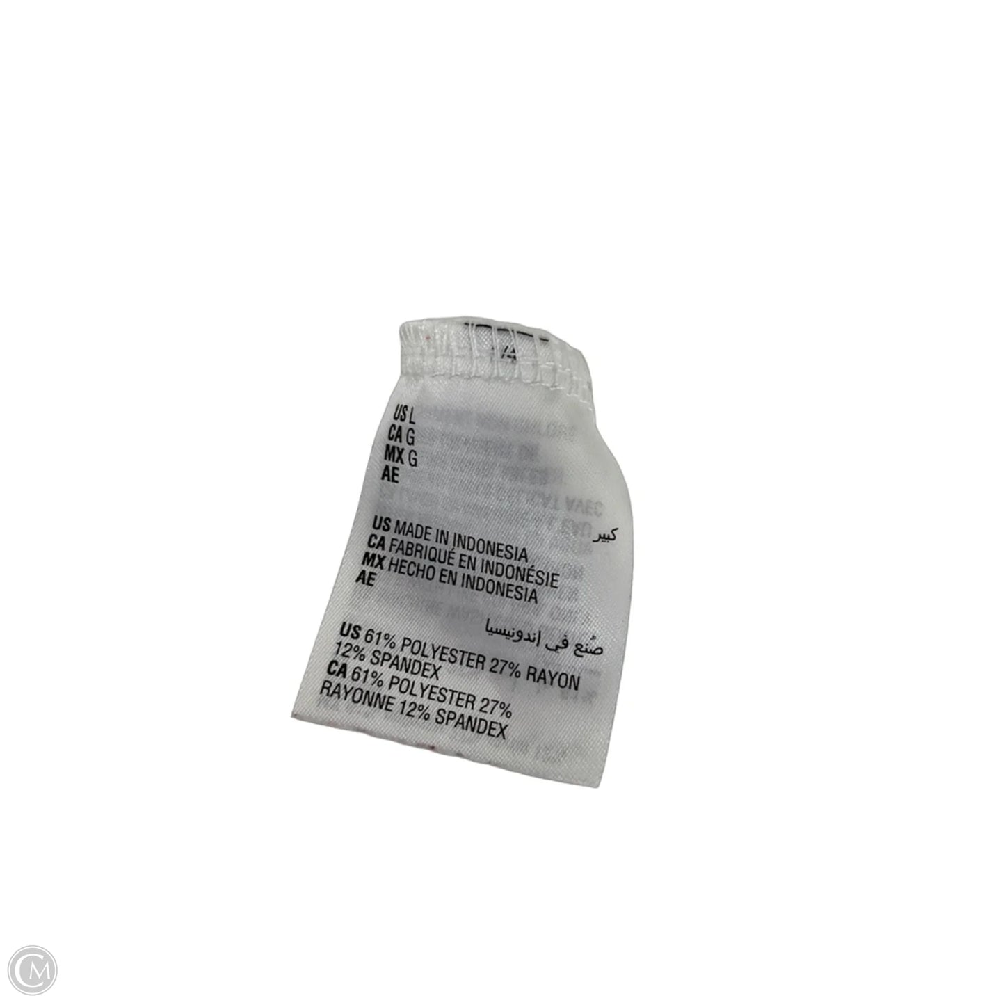 Top Sleeveless By Inc In White, Size: L