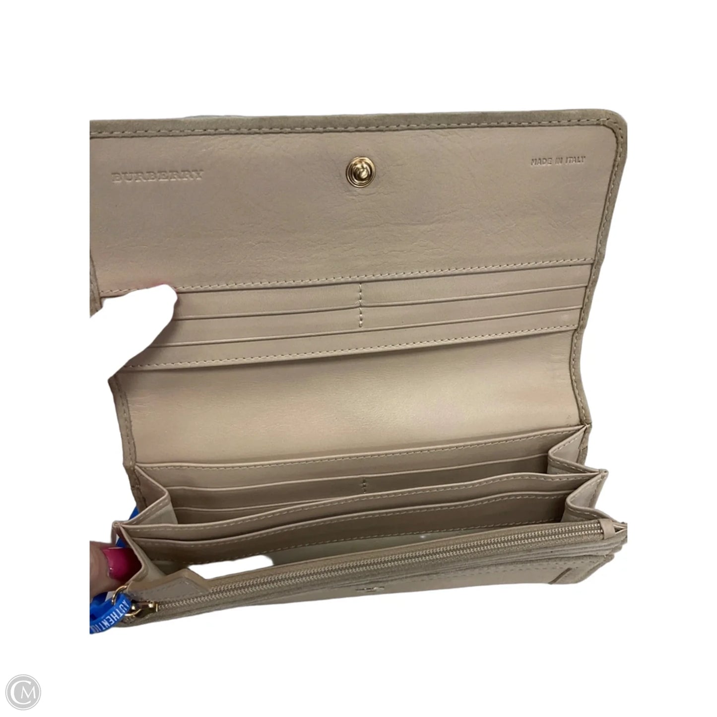 Wallet Luxury Designer By Burberry, Size: Large