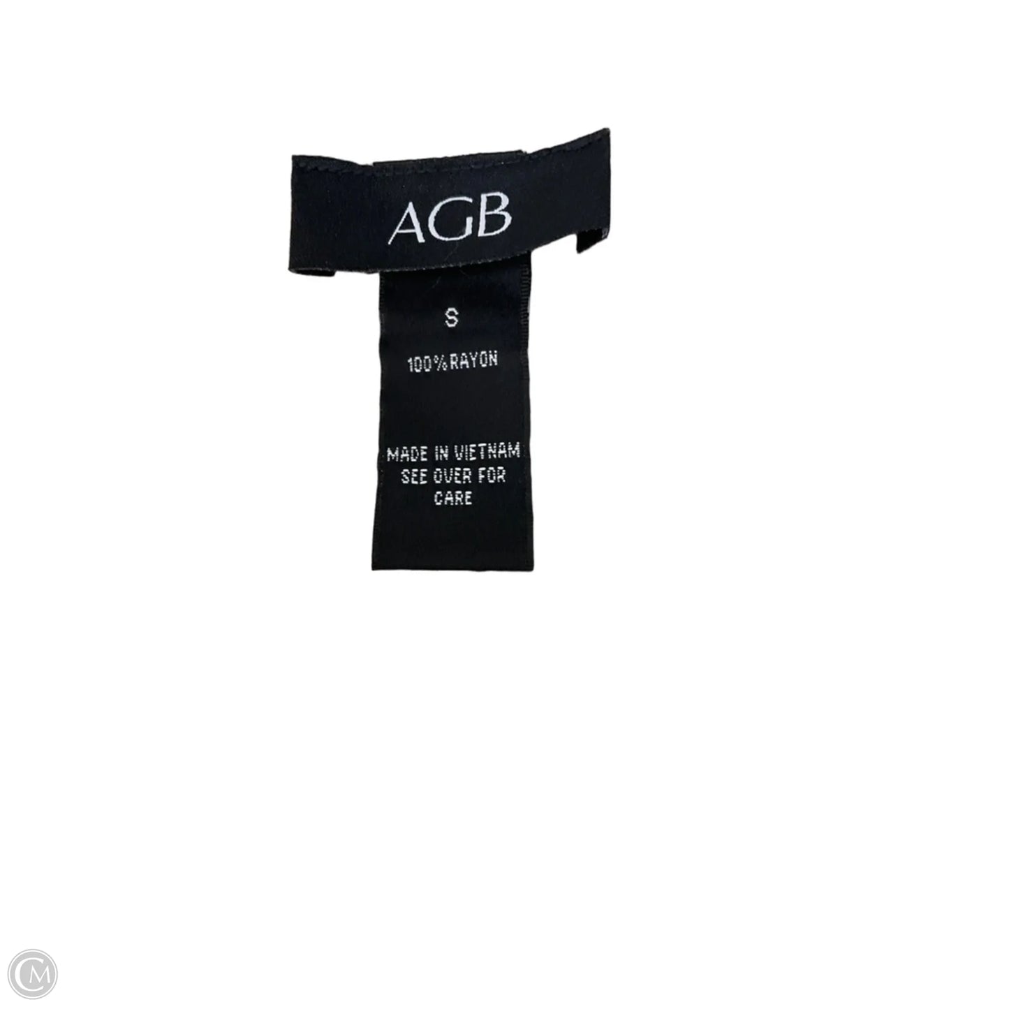 Pants Wide Leg By Agb In Tan & White, Size: S