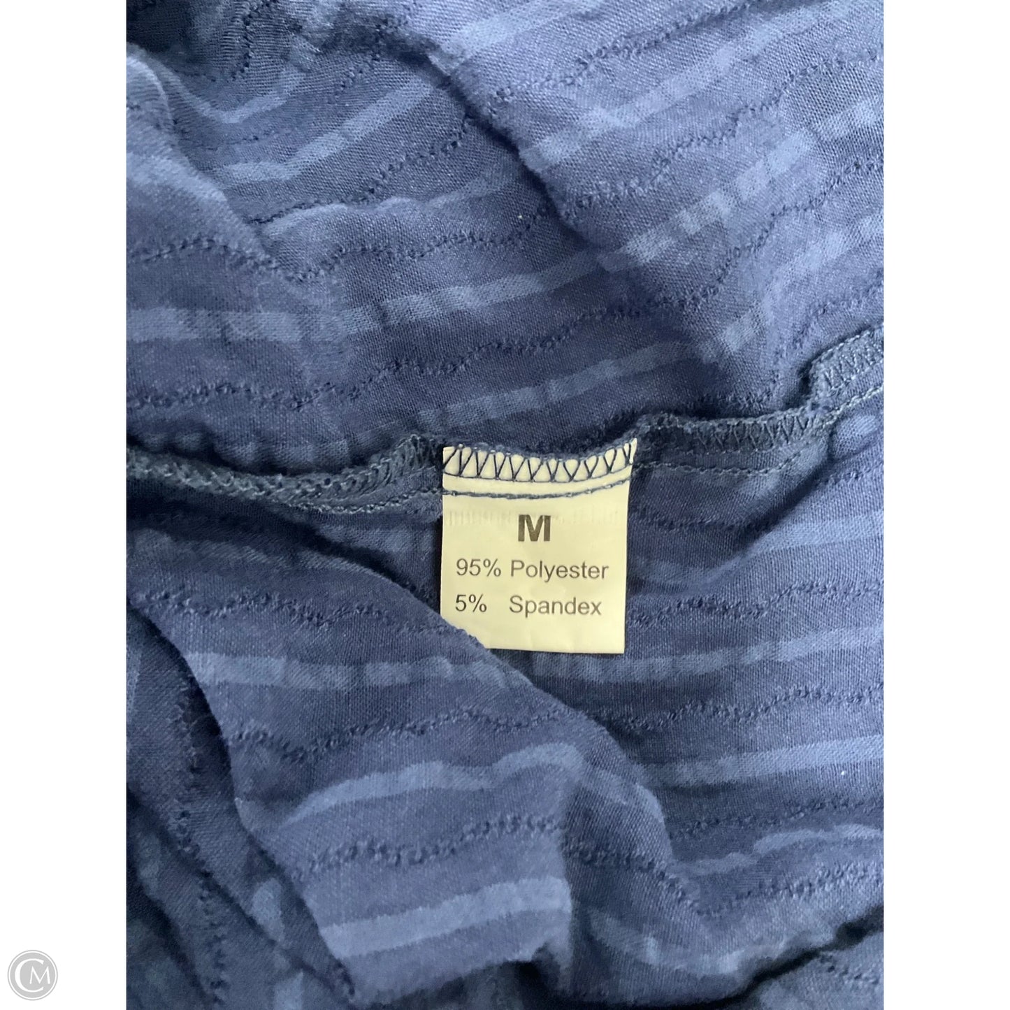 Top Long Sleeve By Cmf In Blue, Size: M