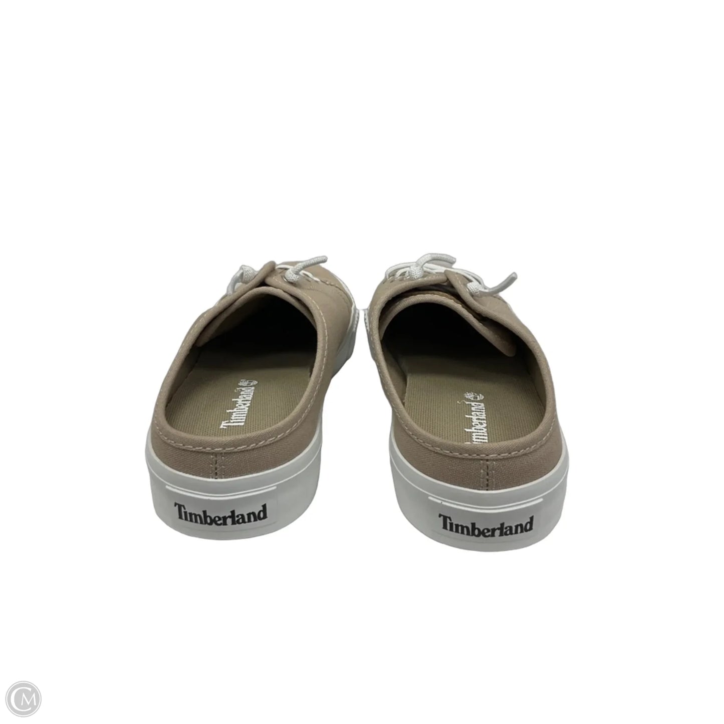 Shoes Flats By Timberland In Tan & White, Size: 8